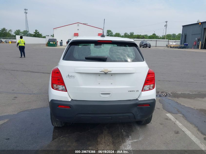 2016 Chevrolet Trax 1Ls VIN: KL7CJKSBXGB608351 Lot: 39678366