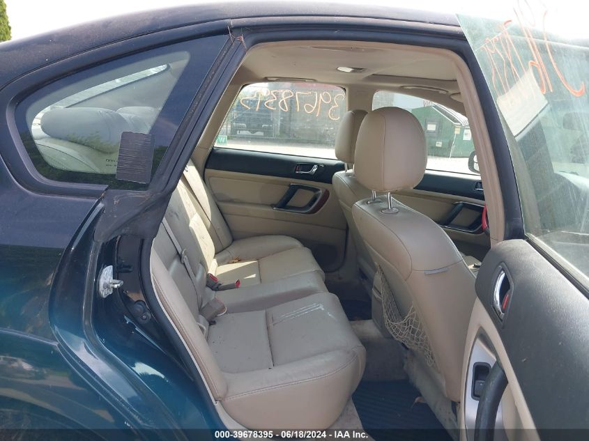 2005 Subaru Outback 3.0R VIN: 4S4BL84C154220651 Lot: 39678395