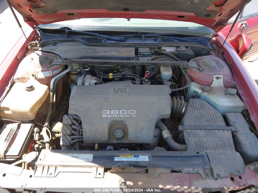 1G2HX52K0W4235661 1998 Pontiac Bonneville Se