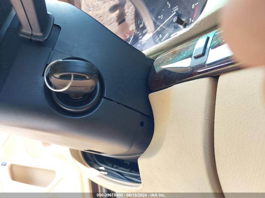 1995 BMW 740 Il VIN: WBAGJ6328SDH97038 Lot: 39678400