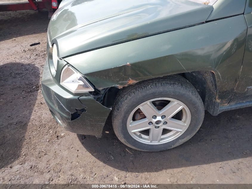 2008 Jeep Compass Sport VIN: 1J8FT47WX8D530735 Lot: 39678415