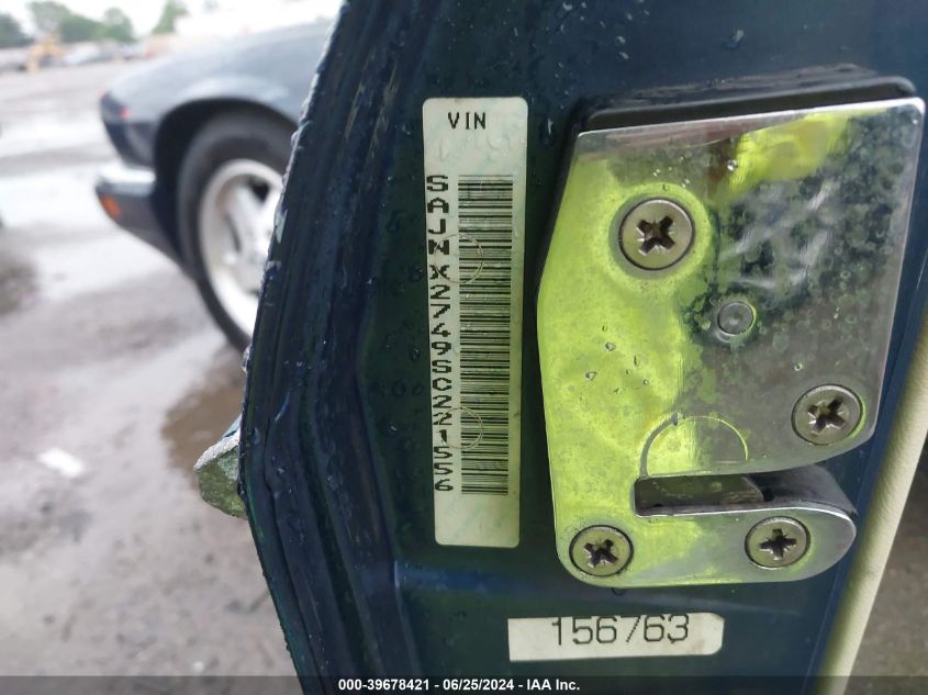 1995 Jaguar Xjs 2+2 VIN: SAJNX2749SC221556 Lot: 39678421