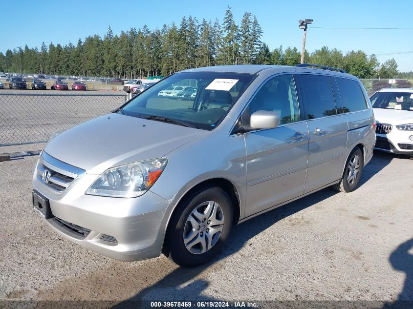 2007 Honda Odyssey Ex VIN: 5FNRL38407B420019 Lot: 39678469