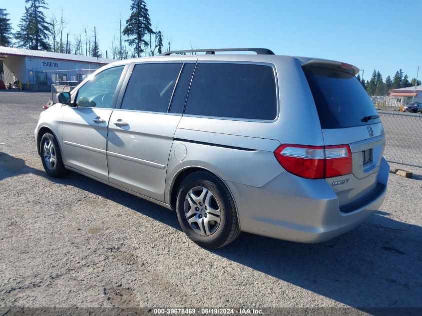 2007 Honda Odyssey Ex VIN: 5FNRL38407B420019 Lot: 39678469