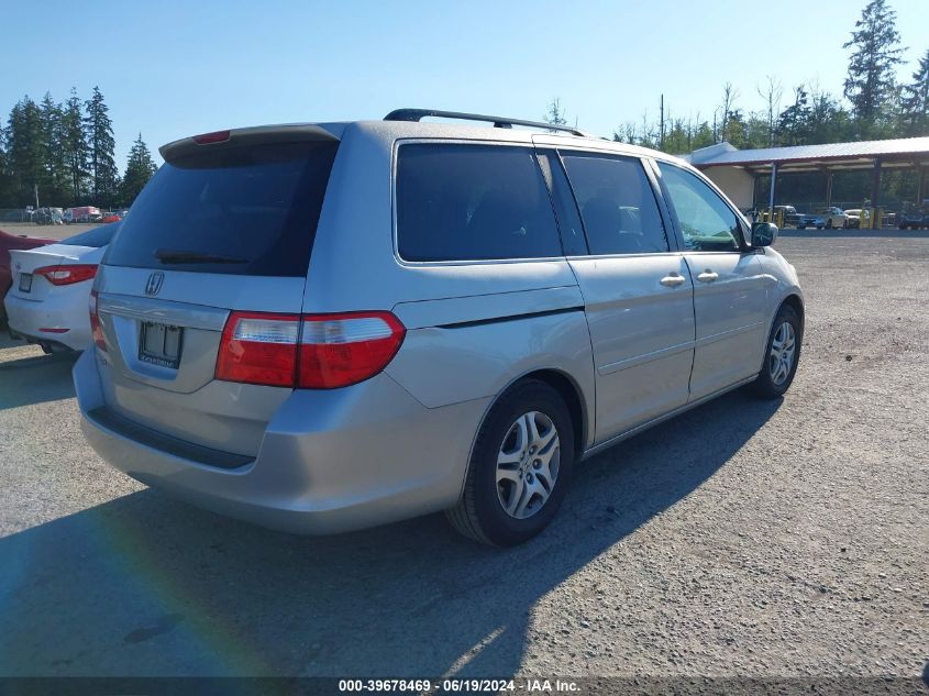 2007 Honda Odyssey Ex VIN: 5FNRL38407B420019 Lot: 39678469