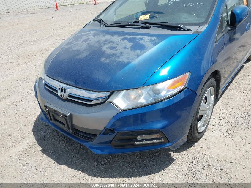 2012 Honda Insight VIN: JHMZE2H3XCS005829 Lot: 39678487