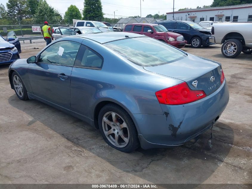 2006 Infiniti G35 VIN: JNKCV54EX6M707785 Lot: 39678489