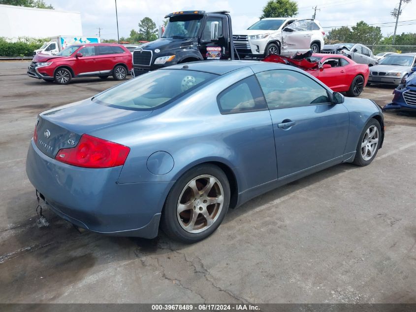 2006 Infiniti G35 VIN: JNKCV54EX6M707785 Lot: 39678489