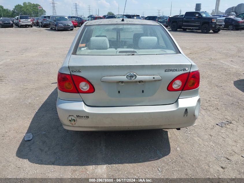 2003 Toyota Corolla Le VIN: 1NXBR32E83Z028355 Lot: 39678505