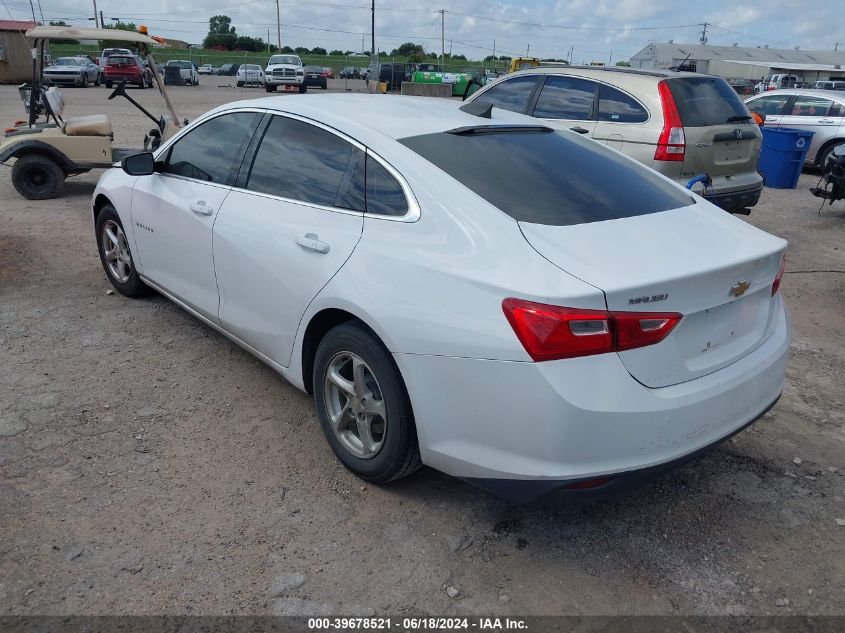 2018 Chevrolet Malibu 1Ls VIN: 1G1ZB5ST0JF163731 Lot: 39678521