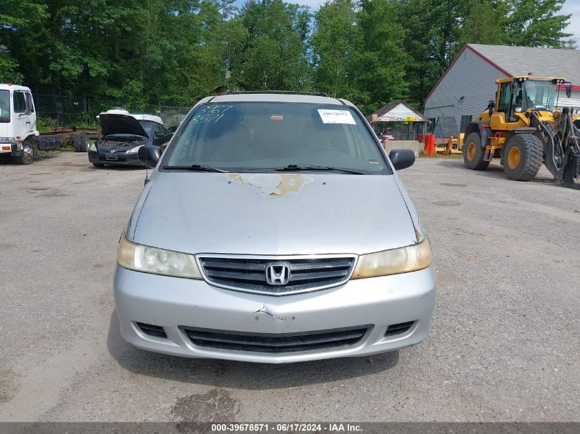 2002 Honda Odyssey Lx VIN: 5FNRL18532B046267 Lot: 39678571