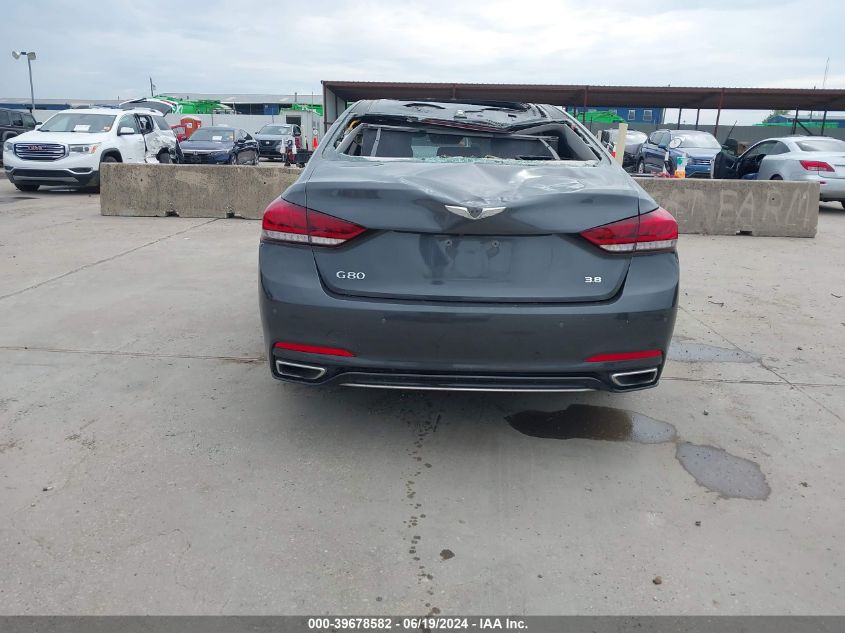 2018 Genesis G80 3.8 VIN: KMHGN4JE8JU225810 Lot: 39678582