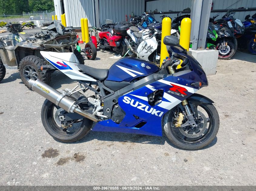 2004 Suzuki Gsx-R600 K VIN: JS1GN7CA042103209 Lot: 39678588