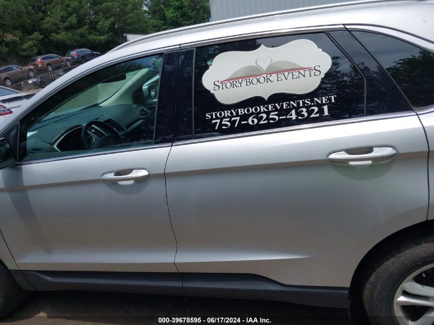 2019 Ford Edge Sel VIN: 2FMPK3J96KBC69317 Lot: 39678595