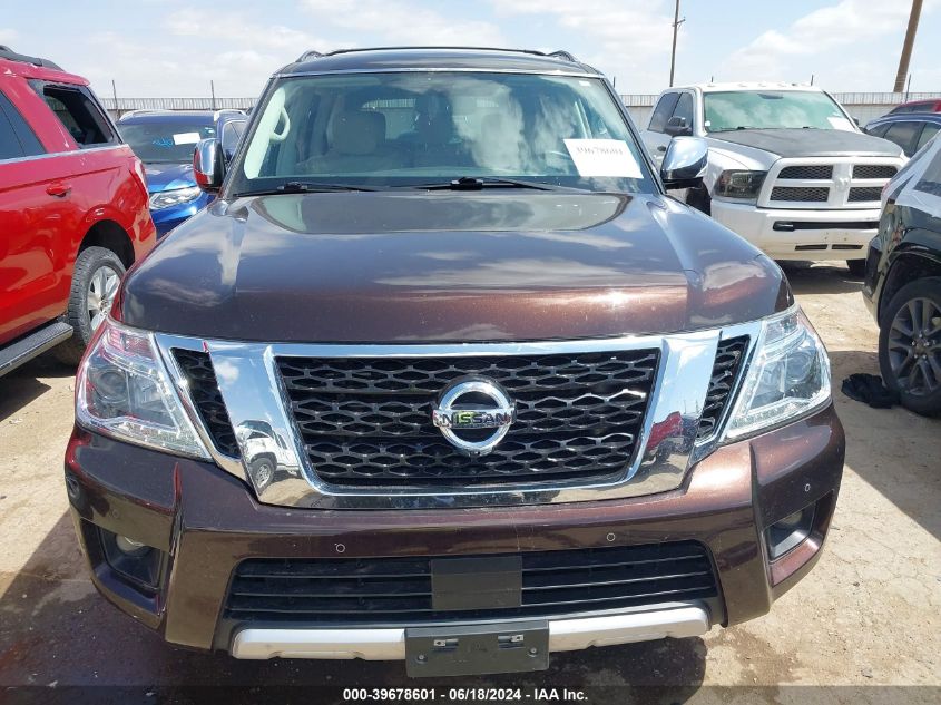 2018 Nissan Armada Sl VIN: JN8AY2ND1JX002499 Lot: 39678601