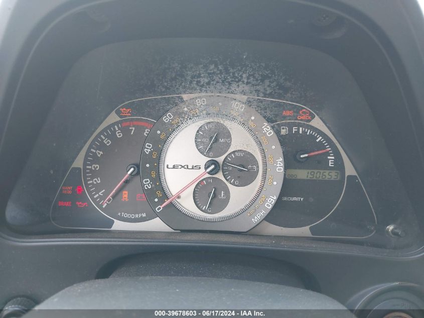 2005 Lexus Is 300 Base W/5-Speed Manual VIN: JTHBD192750095928 Lot: 39678603