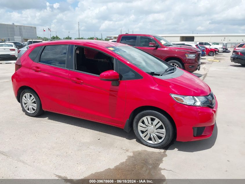 2015 Honda Fit Lx VIN: 3HGGK5G58FM748204 Lot: 39678608