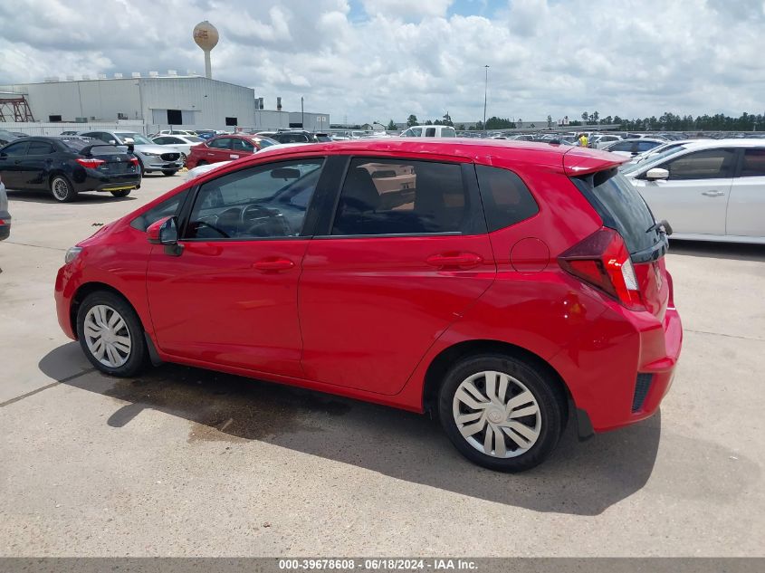 2015 Honda Fit Lx VIN: 3HGGK5G58FM748204 Lot: 39678608