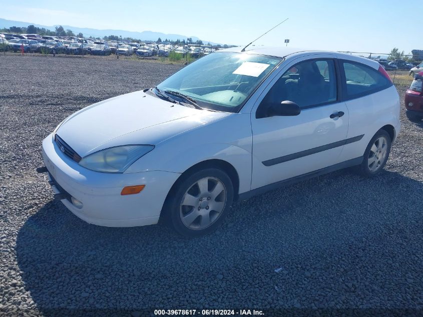 2001 Ford Focus Zx3 VIN: 3FAFP31311R160475 Lot: 39678617