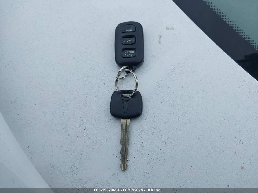 2007 Pontiac Vibe VIN: 5Y2SL65807Z429677 Lot: 39678654