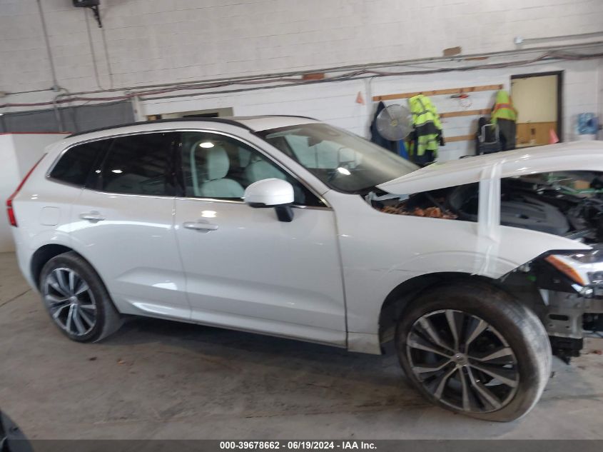 2022 Volvo Xc60 B5 Momentum VIN: YV4L12RK5N1926208 Lot: 39678662