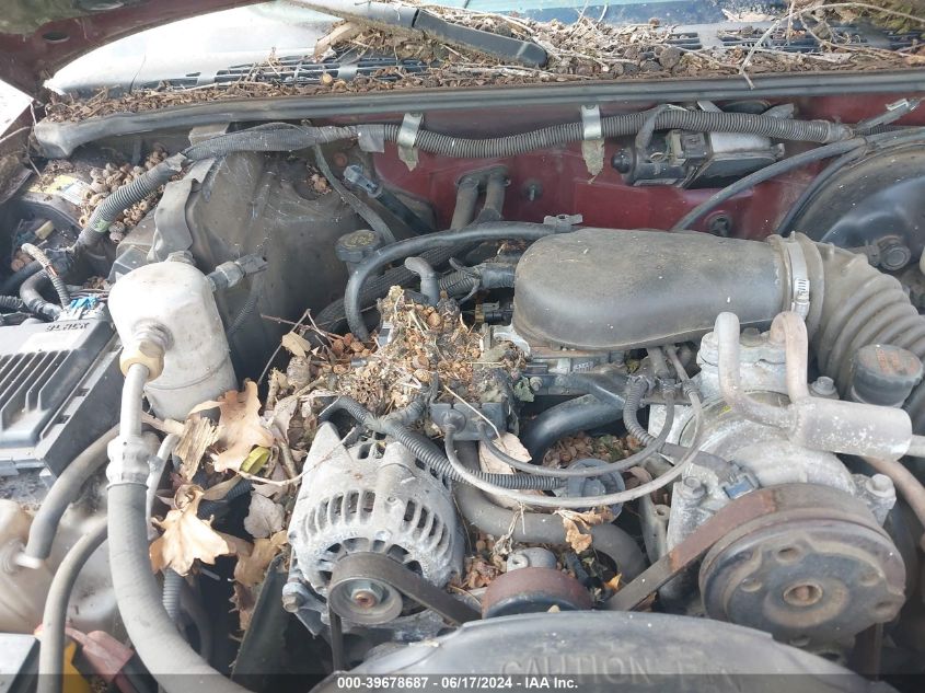 1998 GMC Jimmy Slt VIN: 1GKCS13WXW2521838 Lot: 39678687