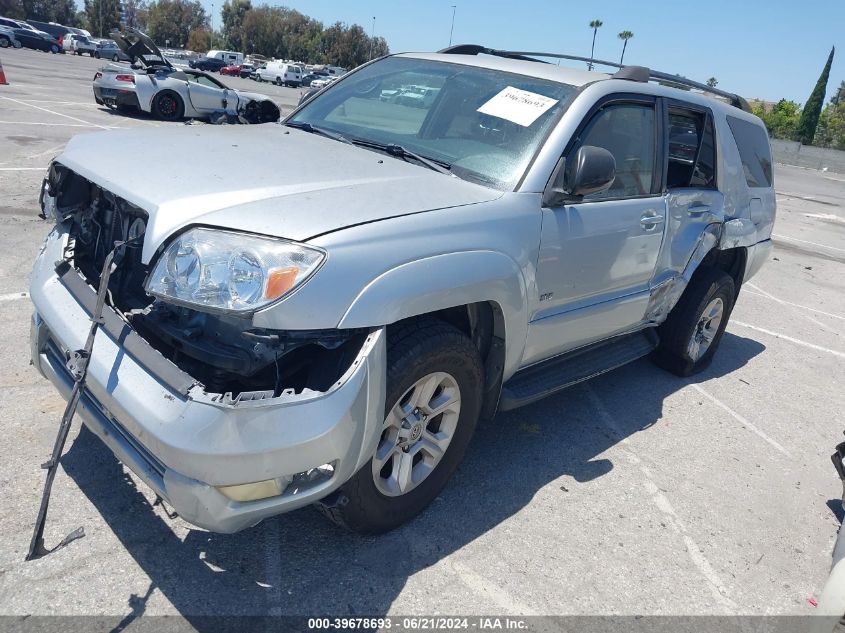 2004 Toyota 4Runner Sr5 V6 VIN: JTEZU14RX40036807 Lot: 39678693