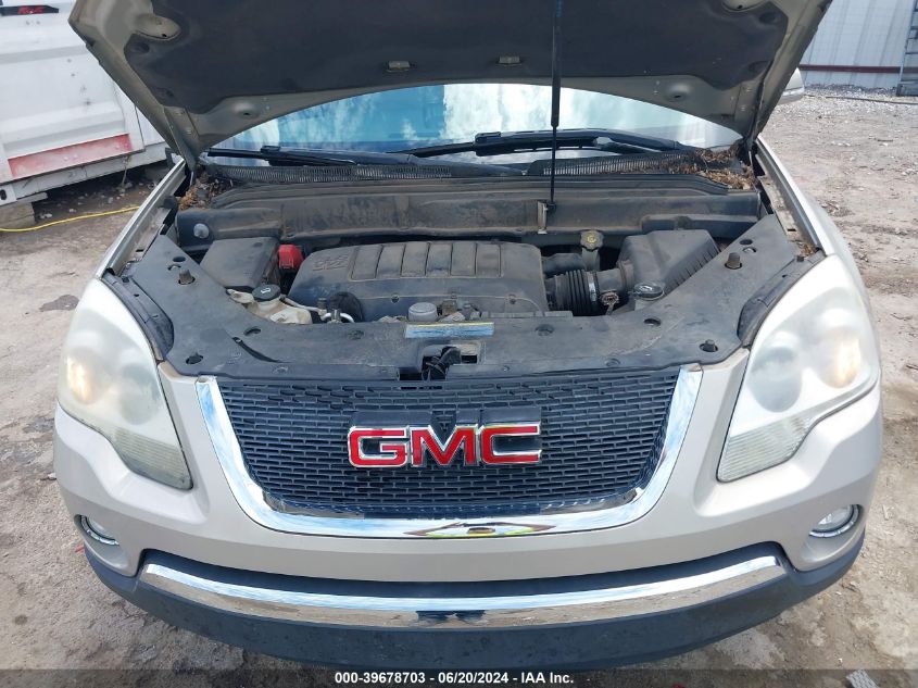 2010 GMC Acadia Slt-1 VIN: 1GKLRMED4AJ168147 Lot: 39678703