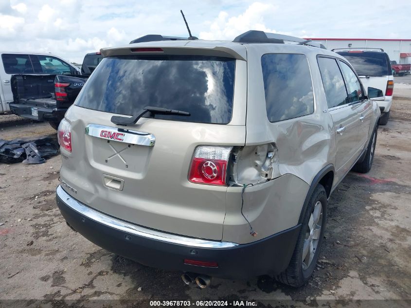 2010 GMC Acadia Slt-1 VIN: 1GKLRMED4AJ168147 Lot: 39678703