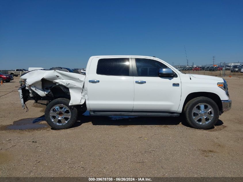 2018 Toyota Tundra 1794 5.7L V8 VIN: 5TFAW5F19JX762817 Lot: 39678708