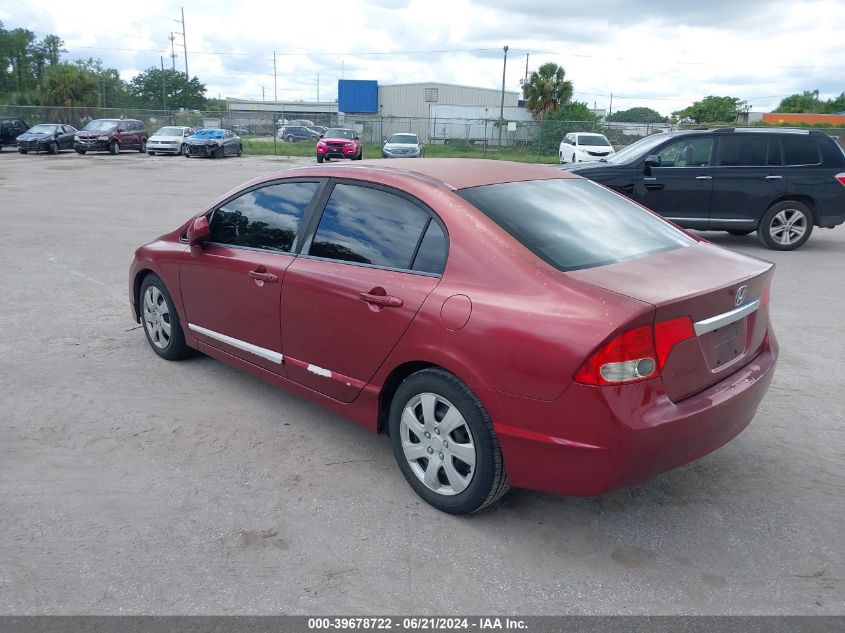 2009 Honda Civic Lx VIN: 2HGFA16539H360356 Lot: 39678722