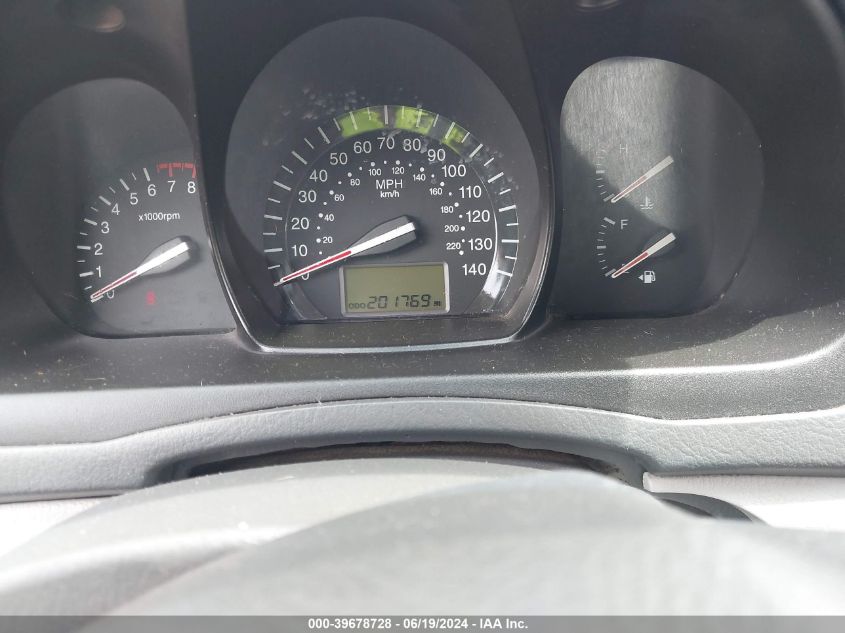 2009 Kia Spectra Ex VIN: KNAFE221795633086 Lot: 39678728