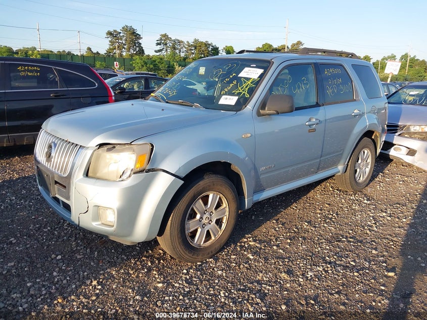 2008 Mercury Mariner V6 VIN: 4M2CU91118KJ15827 Lot: 39678734