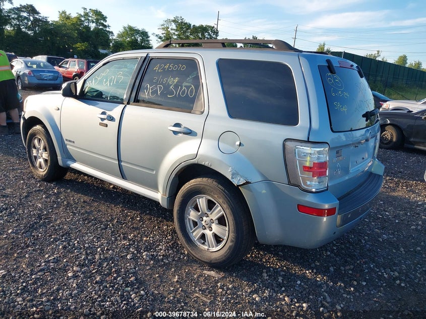 2008 Mercury Mariner V6 VIN: 4M2CU91118KJ15827 Lot: 39678734