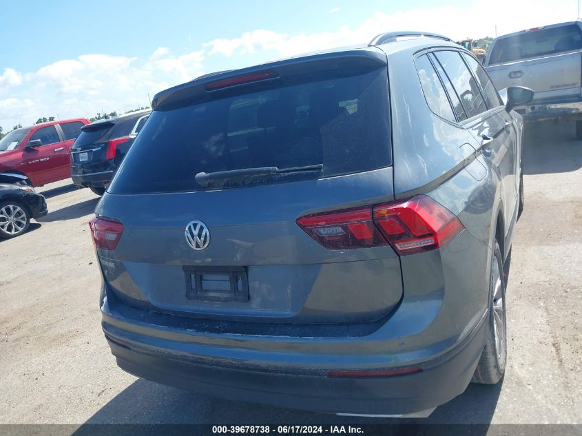 2019 Volkswagen Tiguan 2.0T S VIN: 3VV1B7AX2KM180831 Lot: 39678738