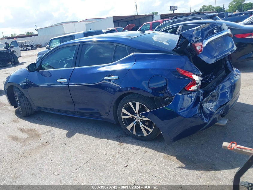 VIN 1N4AA6AP9HC396476 2017 NISSAN MAXIMA 3.5 PLATINUM