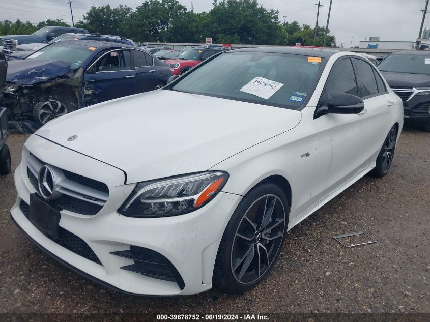 2019 Mercedes-Benz Amg C 43 4Matic VIN: 55SWF6EB5KU302084 Lot: 39678752