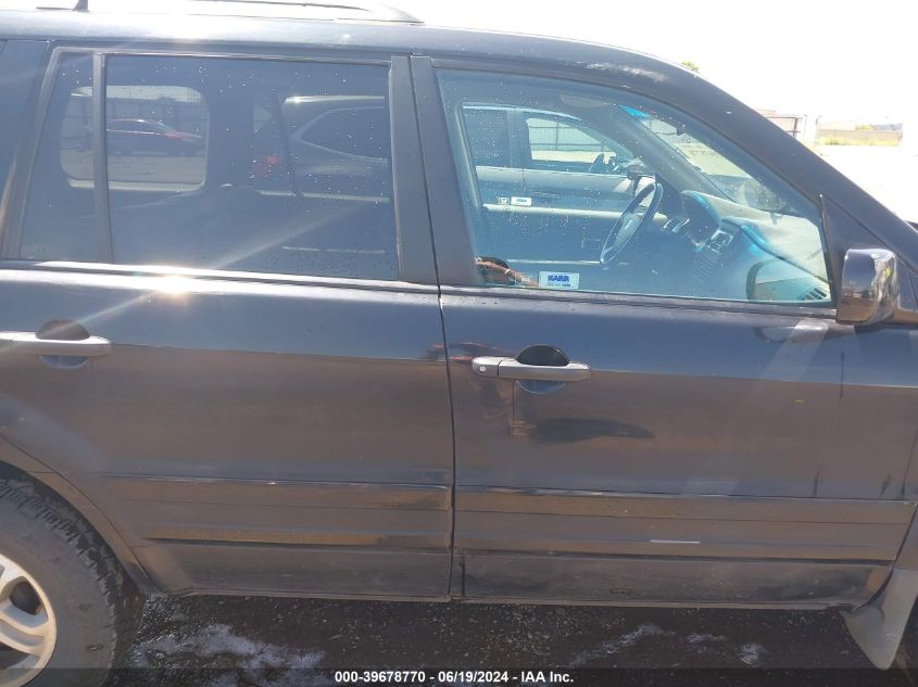 2005 Honda Pilot Ex-L VIN: 2HKYF185X5H540151 Lot: 39678770