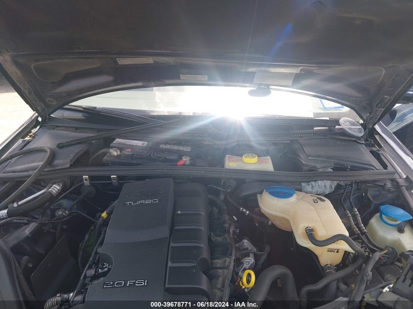 2008 Audi A4 2.0T VIN: WAUDF78E68A038621 Lot: 39678771