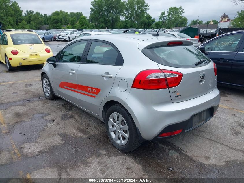 2013 Kia Rio Lx VIN: KNADM5A3XD6135059 Lot: 39678784