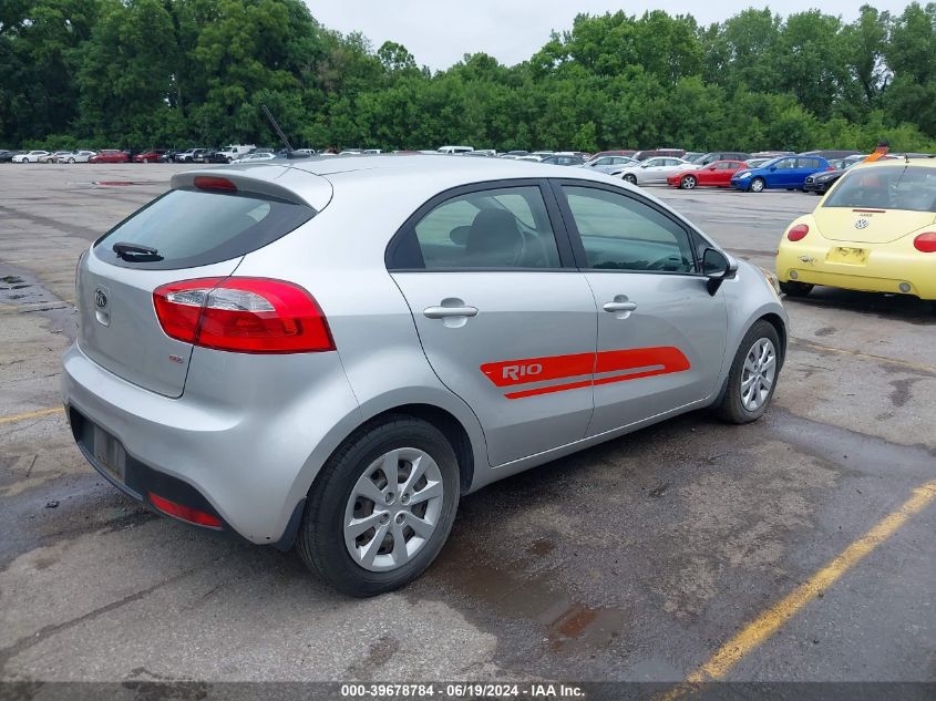 2013 Kia Rio Lx VIN: KNADM5A3XD6135059 Lot: 39678784