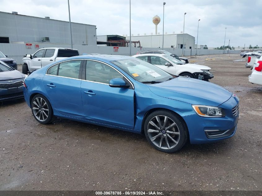 2015 Volvo S60 T5 Platinum VIN: YV140MFD1F2302861 Lot: 39678785