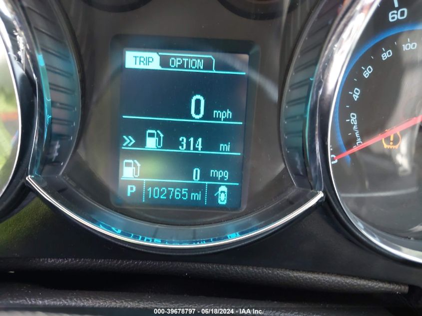 2014 Chevrolet Cruze 1Lt Auto VIN: 1G1PC5SB5E7174817 Lot: 39678797