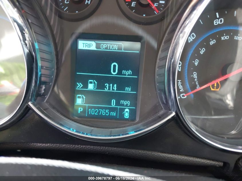 2014 Chevrolet Cruze 1Lt Auto VIN: 1G1PC5SB5E7174817 Lot: 39678797