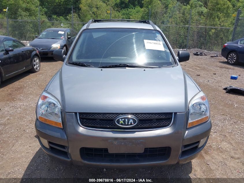 2007 Kia Sportage Lx V6 VIN: KNDJE723777440188 Lot: 39678816