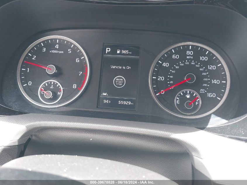 2022 Kia K5 Lxs VIN: 5XXG14J20NG093708 Lot: 39678828