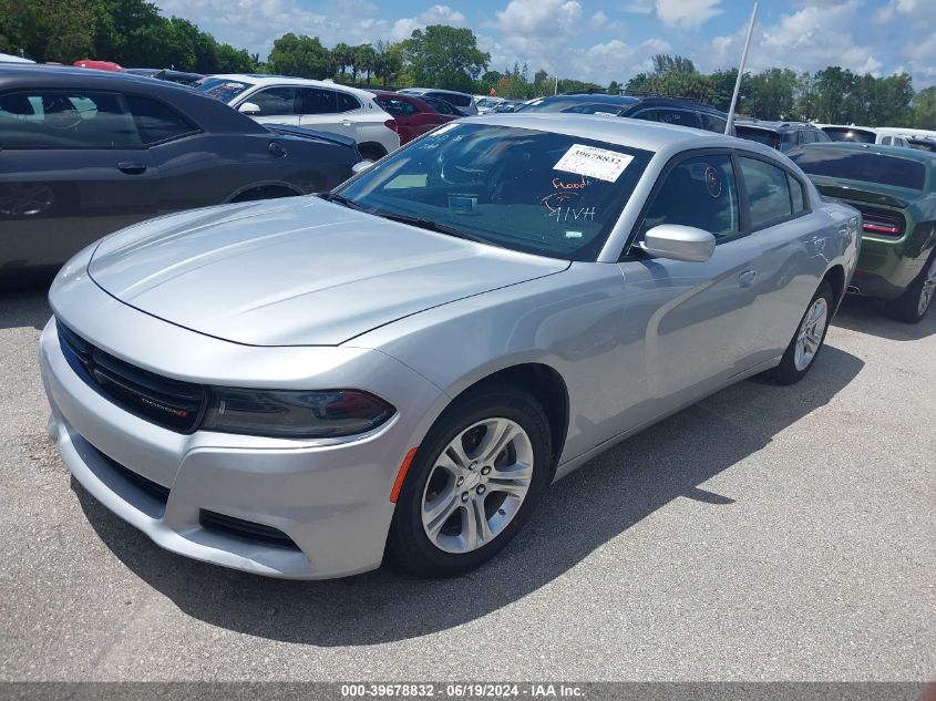 2022 Dodge Charger Sxt Rwd VIN: 2C3CDXBG7NH239492 Lot: 39678832