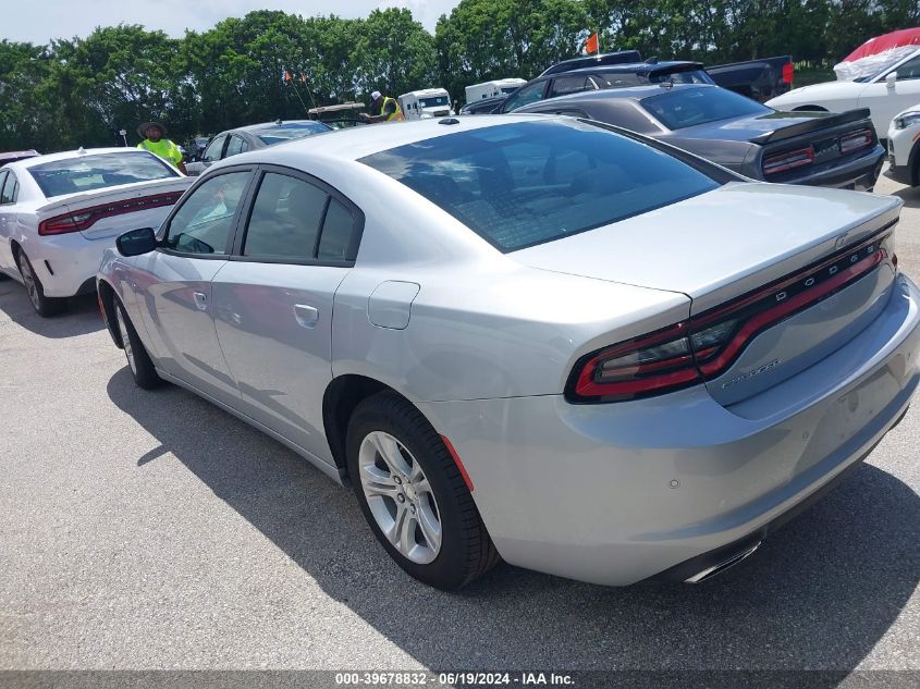 2022 Dodge Charger Sxt Rwd VIN: 2C3CDXBG7NH239492 Lot: 39678832