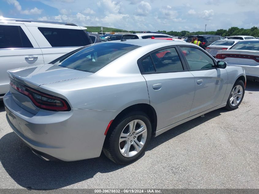 2022 Dodge Charger Sxt Rwd VIN: 2C3CDXBG7NH239492 Lot: 39678832