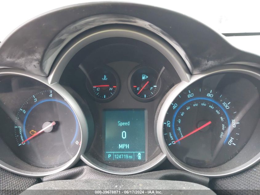 2012 Chevrolet Cruze 1Lt VIN: 1G1PF5SC4C7288529 Lot: 39678871